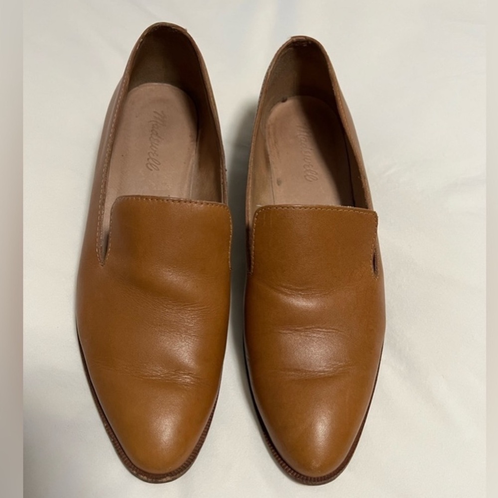 Madewell Tan Leather Loafers